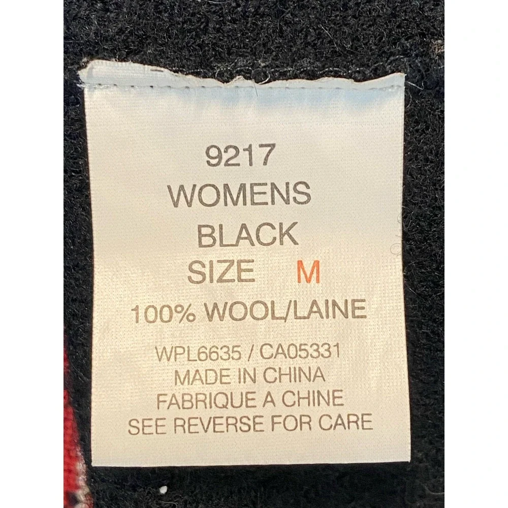 Vintage Woolrich Womens Wool Vest Size Medium Christmas Holidays Snowflakes Ski